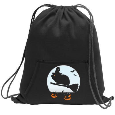 Halloween Guinea Pig Witch Costume For Kids Sweatshirt Cinch Pack Bag