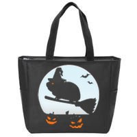 Halloween Guinea Pig Witch Costume For Kids Zip Tote Bag