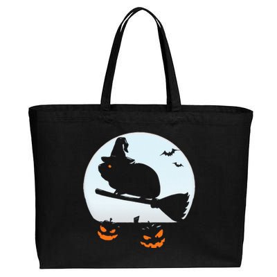 Halloween Guinea Pig Witch Costume For Kids Cotton Canvas Jumbo Tote