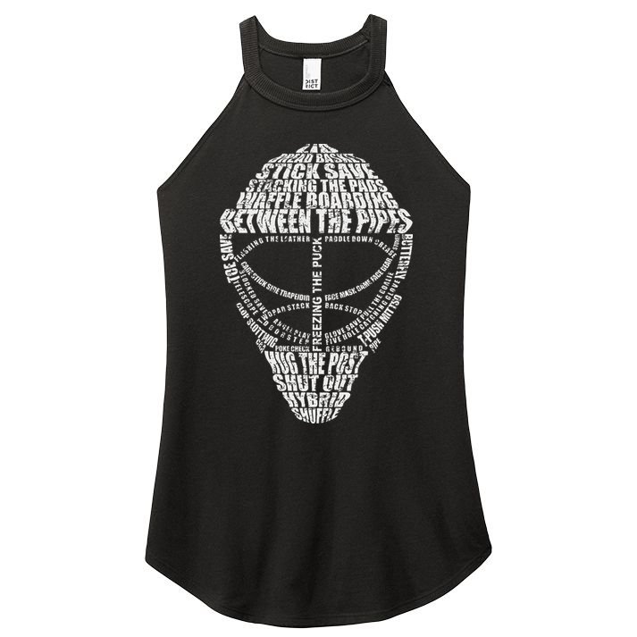 Hockey Goalie Quote For Hockey Goalie Women's Perfect Tri Rocker Tank