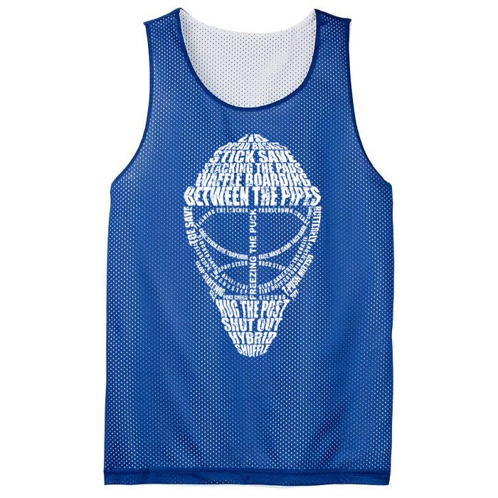 Hockey Goalie Quote Funny Gift For Hockey Goalie Cute Gift Mesh Reversible Basketball Jersey Tank