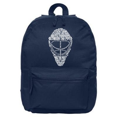 Hockey Goalie Quote Shirts For Hockey Goalie 16 in Basic Backpack