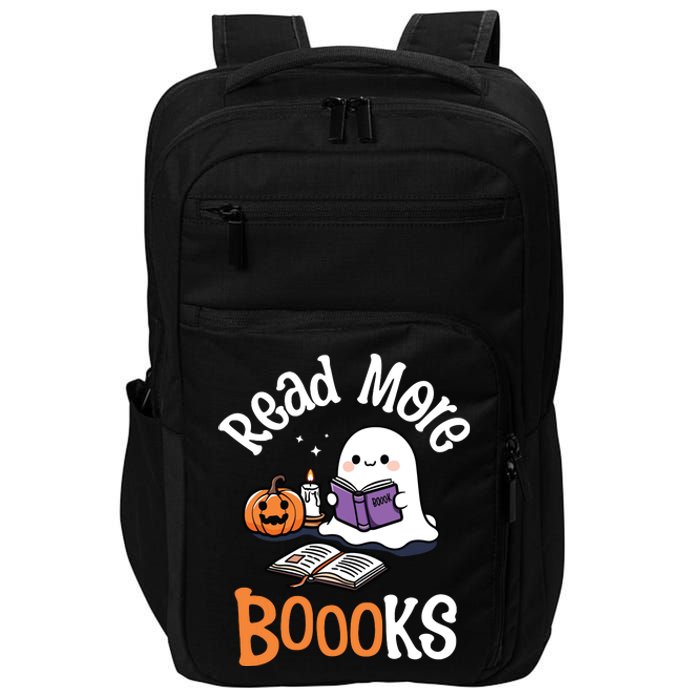 Halloween Ghost Reading Read More Books Librarian Teacher Impact Tech Backpack