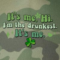 Humor Groovy Retro It's Me. Hi. I'm The Drunkest. It's Me. Legacy Tie Dye Trucker Hat