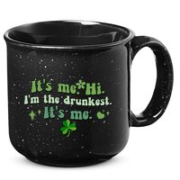 Humor Groovy Retro It's Me. Hi. I'm The Drunkest. It's Me. 15oz Campfire Ceramic Mug