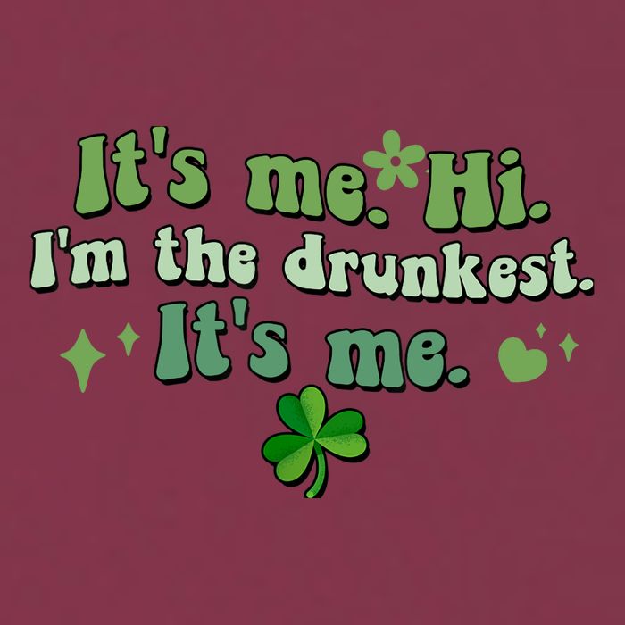 Humor Groovy Retro It's Me. Hi. I'm The Drunkest. It's Me. 16oz Travel Tumbler