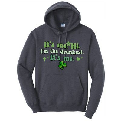Humor Groovy Retro It's Me. Hi. I'm The Drunkest. It's Me. Tall Hoodie