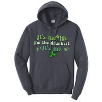 Humor Groovy Retro It's Me. Hi. I'm The Drunkest. It's Me. Tall Hoodie