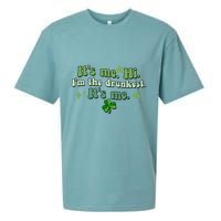 Humor Groovy Retro It's Me. Hi. I'm The Drunkest. It's Me. Sueded Cloud Jersey T-Shirt