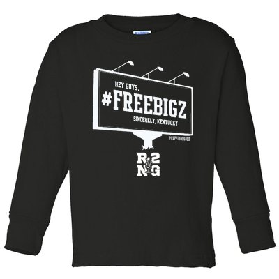 Hey Guys R2ng Freebigz Sincerely Kentucky Toddler Long Sleeve Shirt