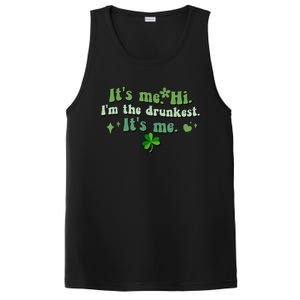 Humor Groovy Retro It's Me. Hi. I'm The Drunkest. It's Me. PosiCharge Competitor Tank