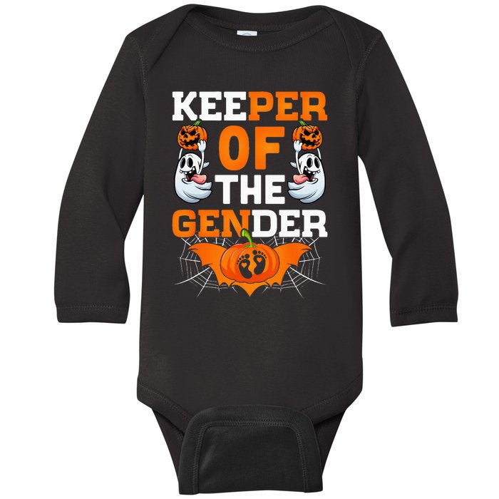 Hilarious Gender Reveal Halloween Party Surprise Baby Long Sleeve Bodysuit