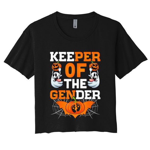 Hilarious Gender Reveal Halloween Party Surprise Crop Top
