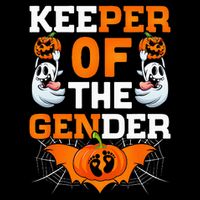 Hilarious Gender Reveal Halloween Party Surprise Women's Crop Top Tee