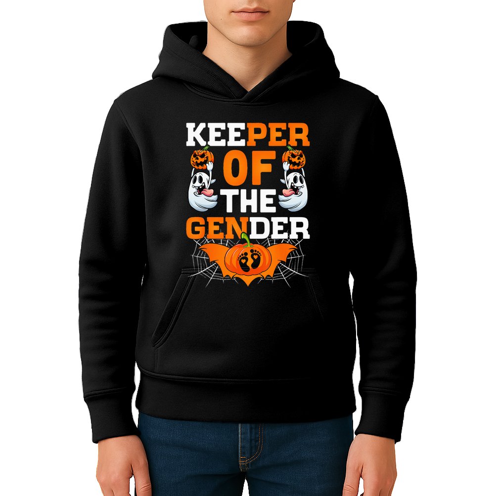 Hilarious Gender Reveal Halloween Party Surprise Kids Hoodie