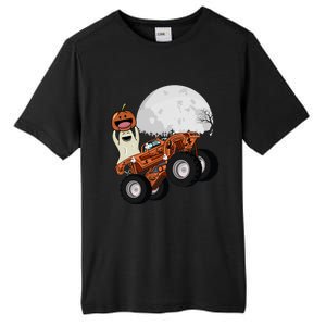 Halloween Ghost Riding Monster Truck Cool Gift Tall Fusion ChromaSoft Performance T-Shirt