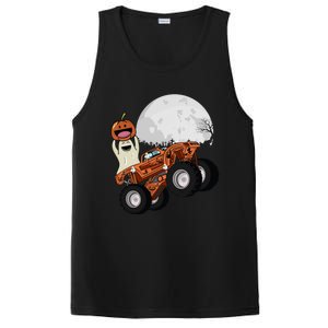 Halloween Ghost Riding Monster Truck Cool Gift PosiCharge Competitor Tank