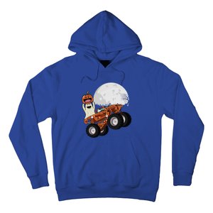 Halloween Ghost Riding Monster Truck Cool Gift Hoodie