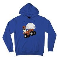 Halloween Ghost Riding Monster Truck Cool Gift Tall Hoodie