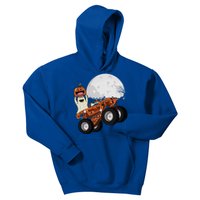 Halloween Ghost Riding Monster Truck Cool Gift Kids Hoodie