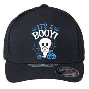 Halloween Gender Reveal ItS A Ghoul Baby Shower Party Flexfit Unipanel Trucker Cap