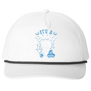 Halloween Gender Reveal ItS A Ghoul Baby Shower Party Snapback Five-Panel Rope Hat