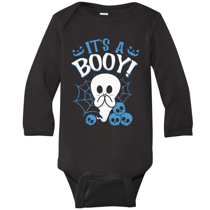 Halloween Gender Reveal ItS A Ghoul Baby Shower Party Baby Long Sleeve Bodysuit