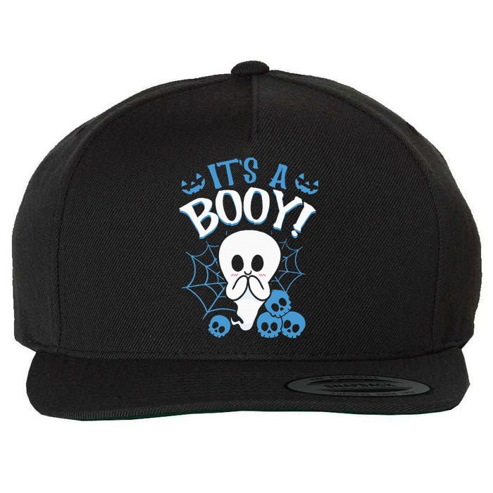 Halloween Gender Reveal ItS A Ghoul Baby Shower Party Wool Snapback Cap