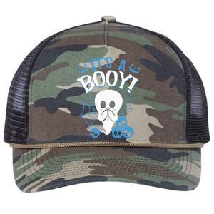 Halloween Gender Reveal ItS A Ghoul Baby Shower Party Retro Rope Trucker Hat Cap