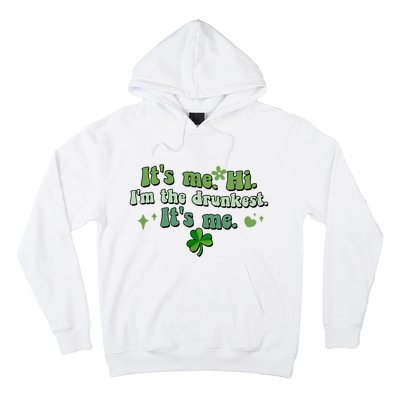 Humor Groovy Retro It's Me. Hi. I'm The Drunkest. It's Me. Hoodie