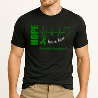 Hope Green Ribbon Lymphoma Awareness Cooling Performance Crew T-Shirt