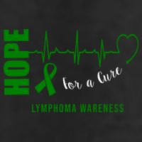 Hope Green Ribbon Lymphoma Awareness Adult Drive Performance Visor