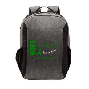 Hope Green Ribbon Lymphoma Awareness Vector Backpack