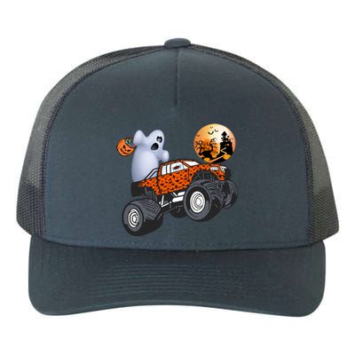 Halloween Ghost Riding Monster Truck Gift Yupoong Adult 5-Panel Trucker Hat