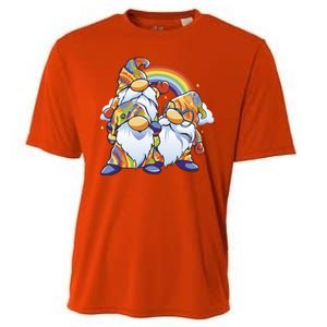 Hippie Gnomes Rainbow Cooling Performance Crew T-Shirt