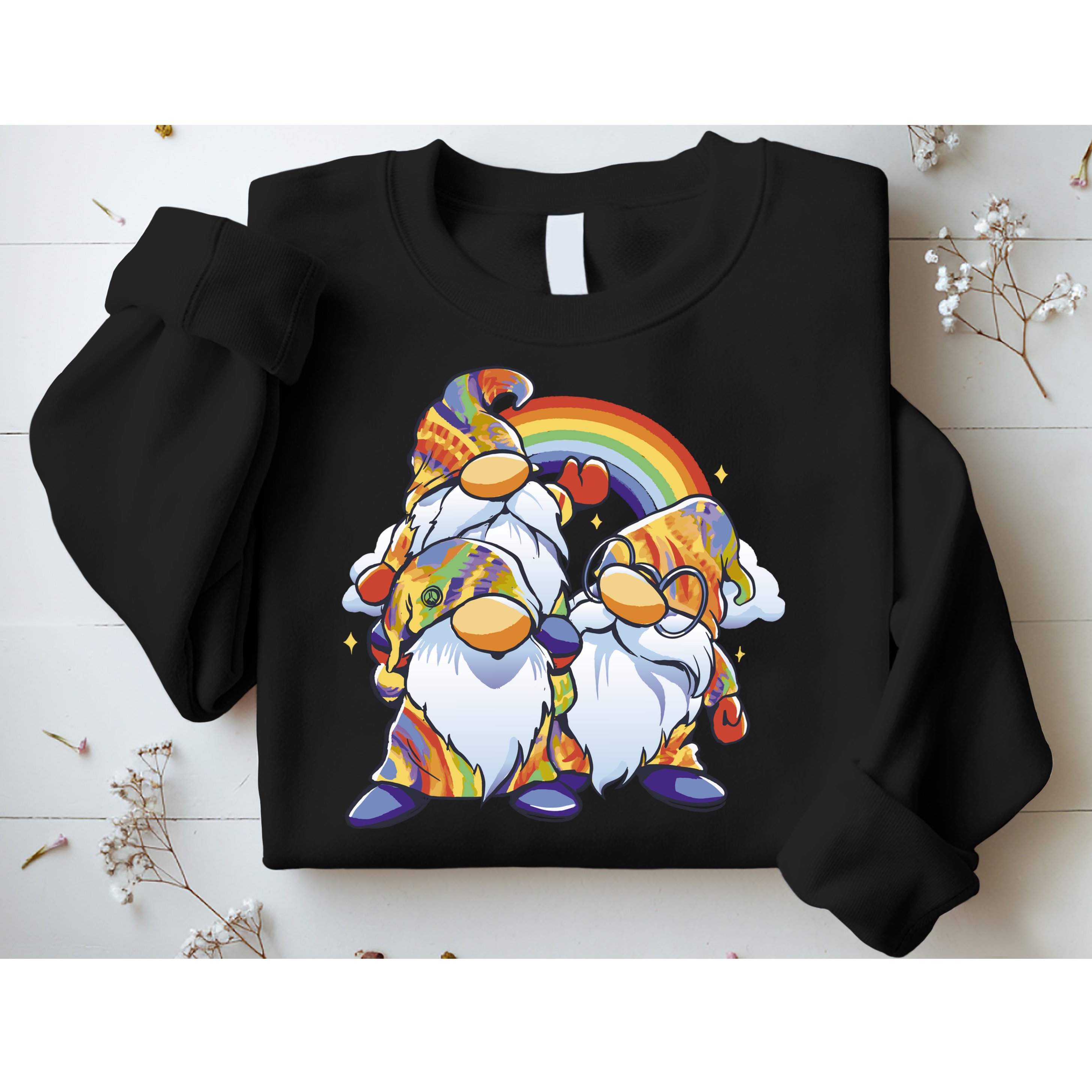 Hippie Gnomes Rainbow Sweatshirt