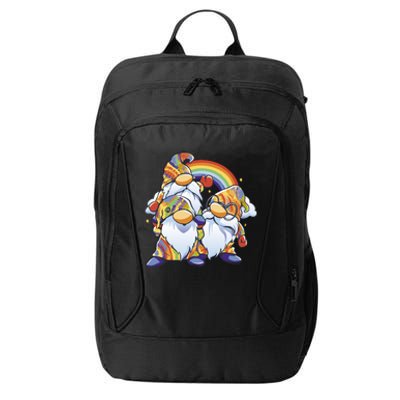 Hippie Gnomes Rainbow City Backpack