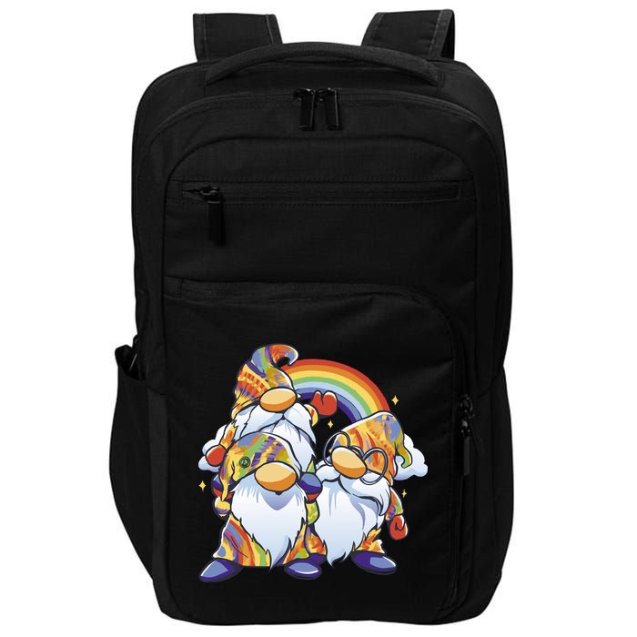 Hippie Gnomes Rainbow Impact Tech Backpack