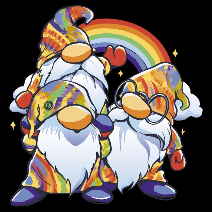 Hippie Gnomes Rainbow Impact Tech Backpack
