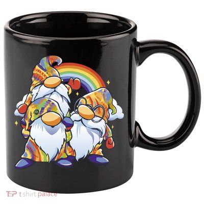 Hippie Gnomes Rainbow 11oz C Handle Ceramic Mug