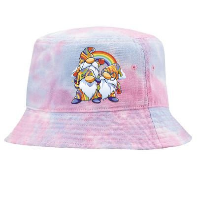 Hippie Gnomes Rainbow Tie-Dyed Bucket Hat