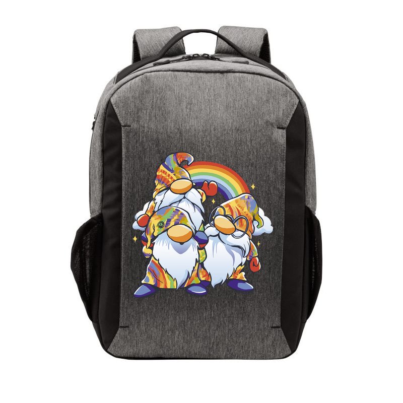 Hippie Gnomes Rainbow Vector Backpack