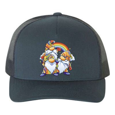 Hippie Gnomes Rainbow Yupoong Adult 5-Panel Trucker Hat