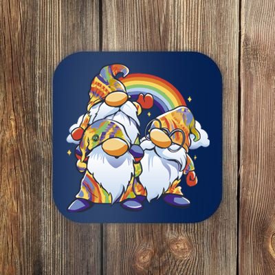 Hippie Gnomes Rainbow Coaster