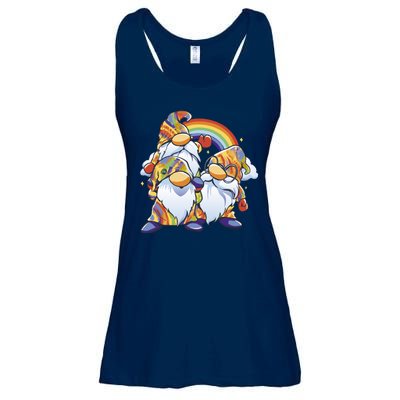 Hippie Gnomes Rainbow Ladies Essential Flowy Tank