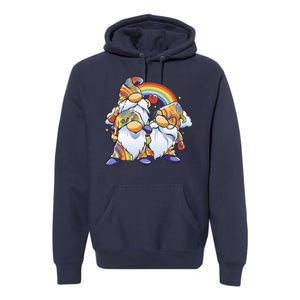 Hippie Gnomes Rainbow Premium Hoodie