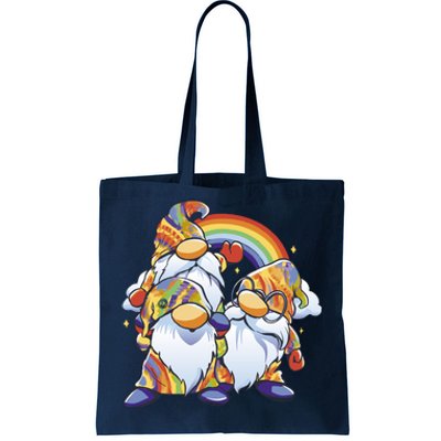 Hippie Gnomes Rainbow Tote Bag