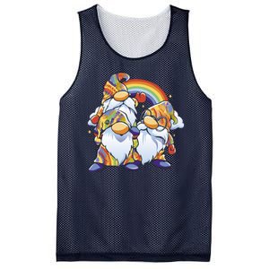 Hippie Gnomes Rainbow Mesh Reversible Basketball Jersey Tank