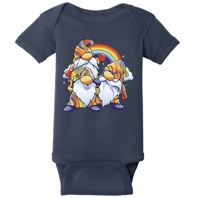 Hippie Gnomes Rainbow Baby Bodysuit