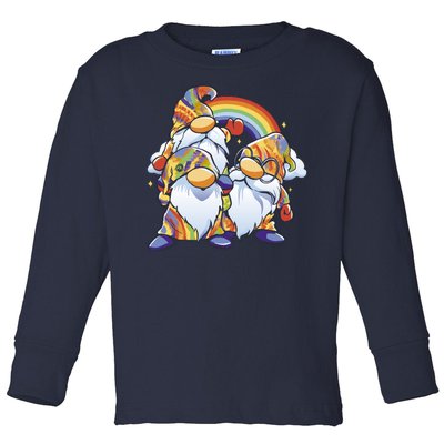 Hippie Gnomes Rainbow Toddler Long Sleeve Shirt